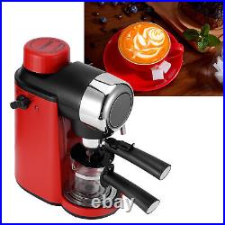 UK Espresso and Cappuccino Machine Maker Coffee Brewer Milk Steam Frother Latte