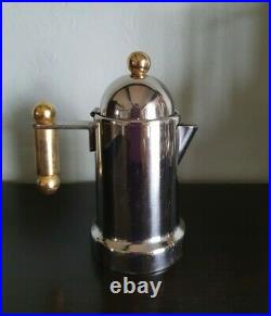 Vintage INOX 18/10 Italy Stovetop Espresso Coffee Maker Complete Set Collectable