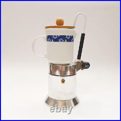 Vintage Italian Splendid Moka espresso coffee maker service 4 cups