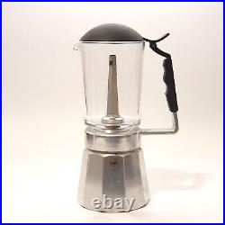 Vintage Italian coffee maker Moka espresso Geyser AR-CAS 6 cups