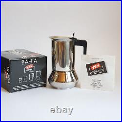 Vintage Italian coffee maker Moka espresso design VeV Vigano BAHIA 6 cups