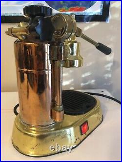 Vintage La Pavoni Professional Espresso Cappuccino Maker 110v 16 Cup Please READ